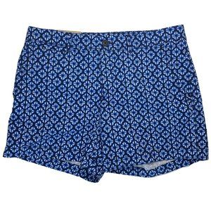 Banana Republic 5" Shorts Blue Retro Design NWT Size 6